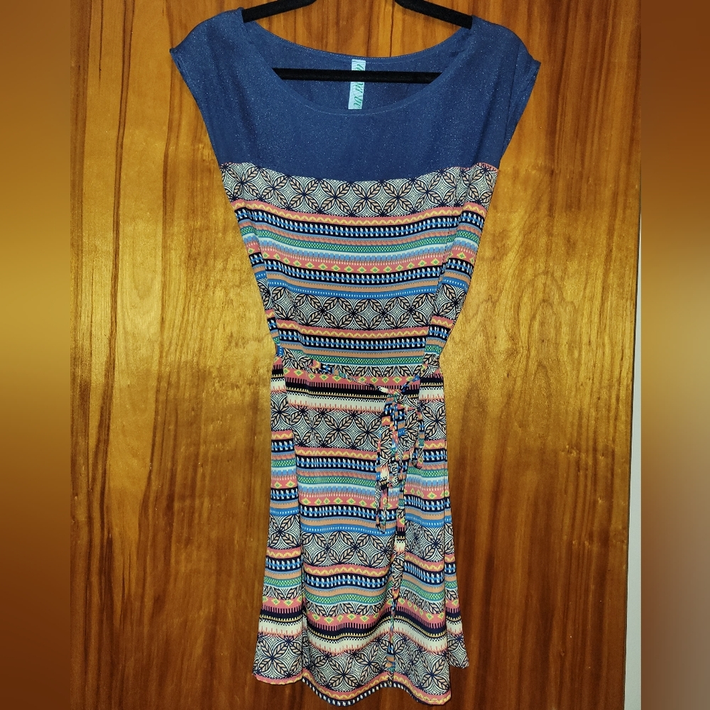 Alna Be by Francesca's Colorful Boho Dress
